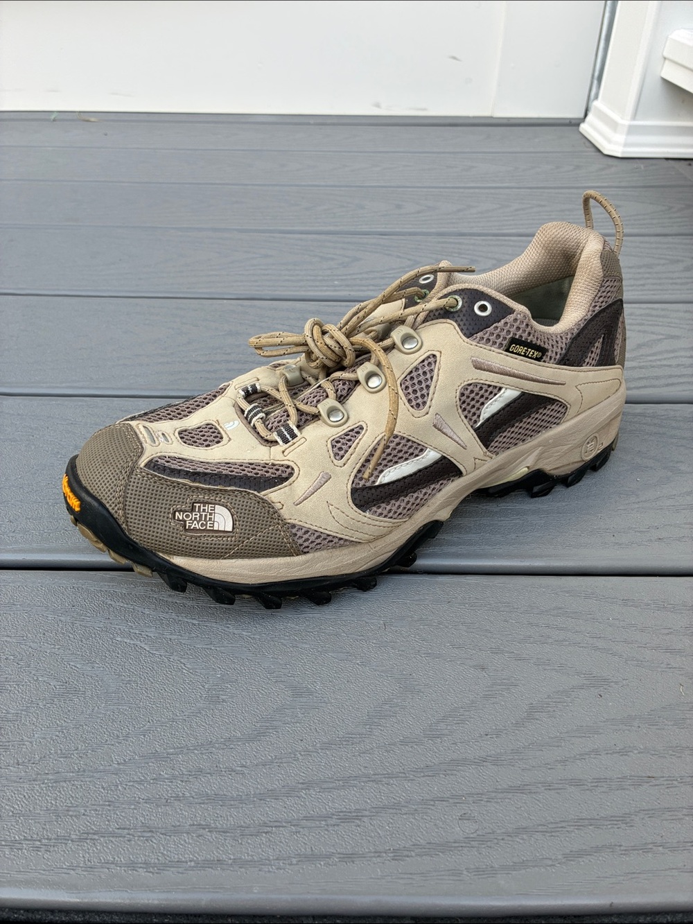 The North Face Women's Single Track II Hiking Shoes Beige/Tan Size 11